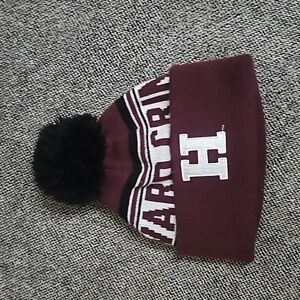 Kids Harvard crimson beanie hat